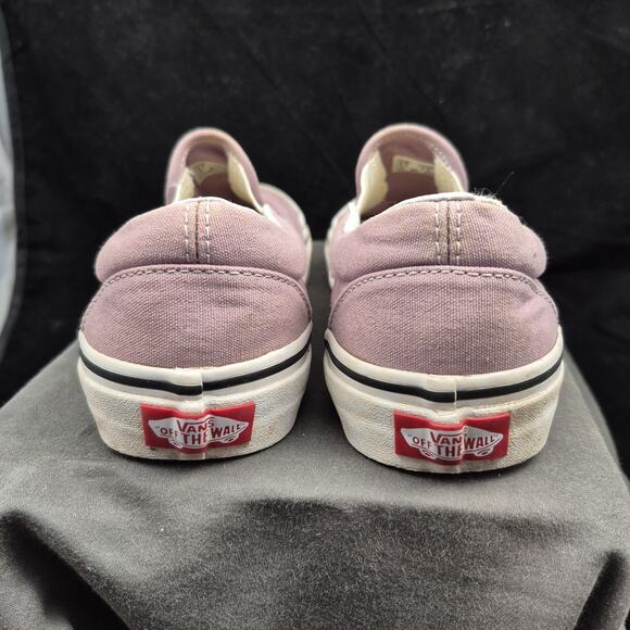 Vans Shoes Womens 6 Mens 4.5 Classic Slip On Purple Canvas Casual Round 721356 - Picture 3 of 6